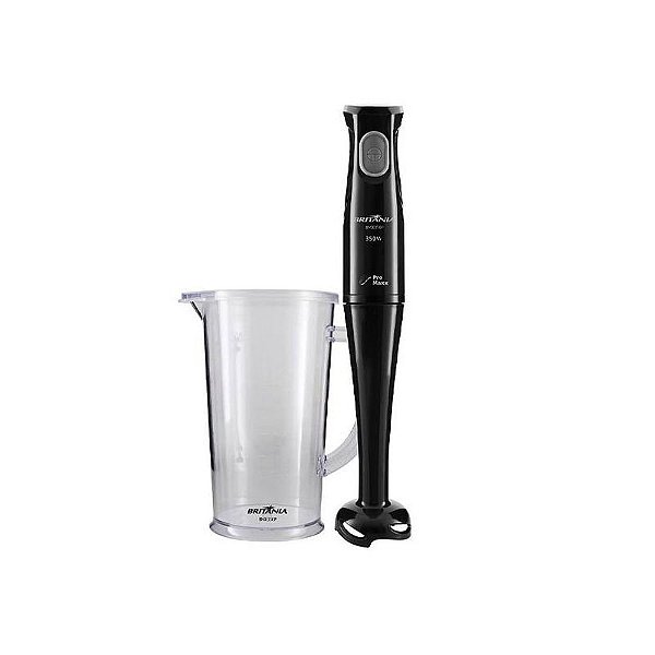 Mixer Britânia BMX350P 350W com Copo 1,05L - Preto, 220V 50/60Hz