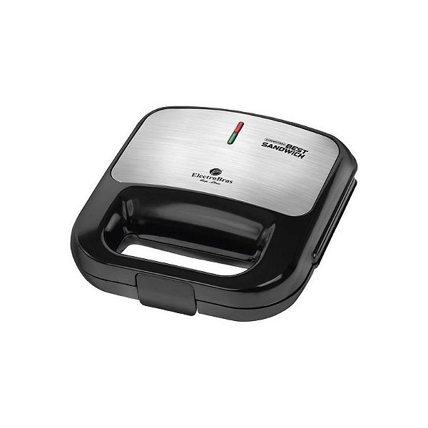 Sanduicheira Elétrica Electrobras EBSD-01 - 750W - 220V - Preto e Prata - Alta Performance
