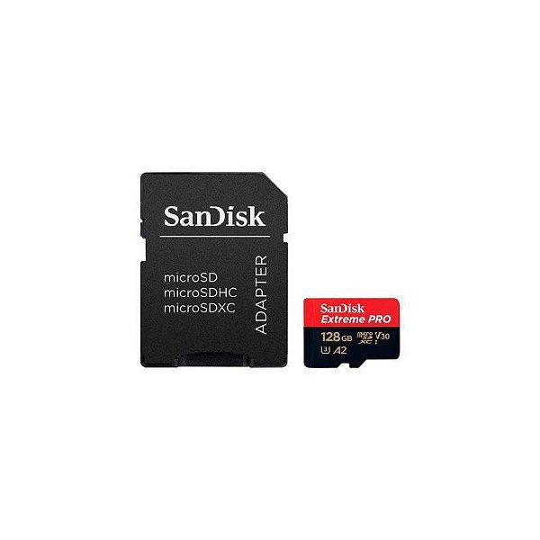 Cartão Micro SD 128GB SanDisk Extreme Pro 200MB/s U3 - Alta Performance e Confiabilidade