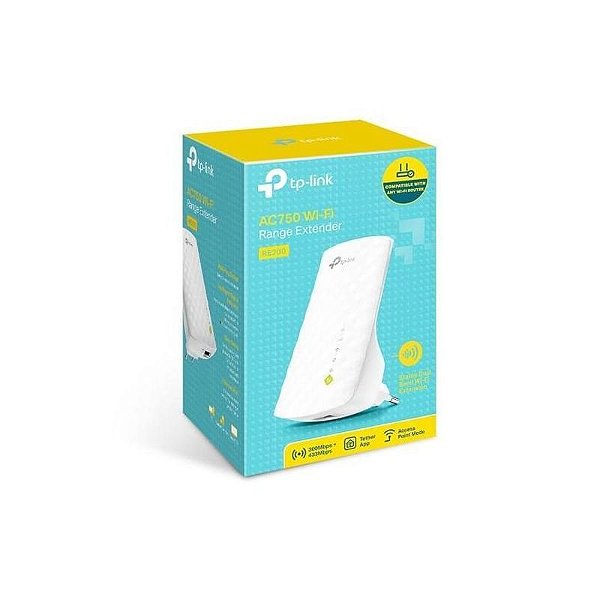 Repetidor TP-Link RE200 AC750 - Extensor de Sinal Sem Fio Dual Band