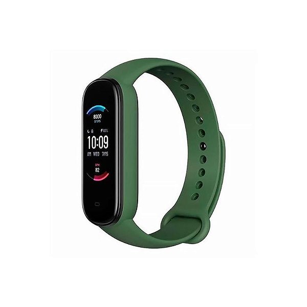 Pulseira Inteligente Xiaomi Amazfit Band 5 com Assistente Alexa - Verde Oliva