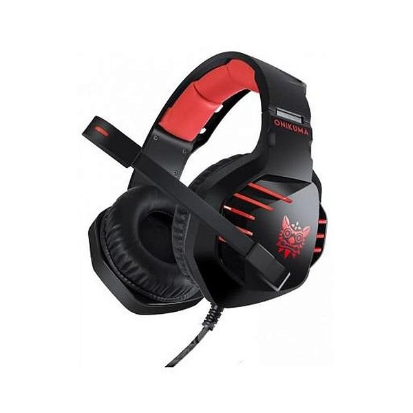 Fone De Ouvido Gamer Onikuma Md-K17 Para Pc/Ps4/Smartphone - Vermelho