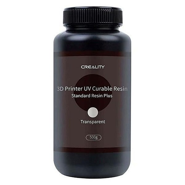 Resina LCD Plus 500G Transparente para Impressora 3D Creality