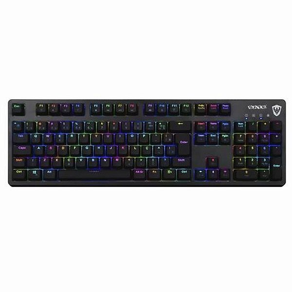 Teclado Mecânico Gamer Satellite K61 USB RGB - Layout Português Preto