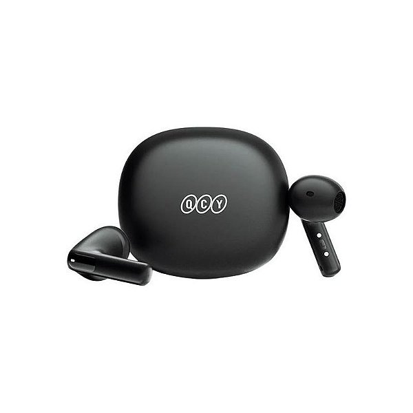 Fone de Ouvido Bluetooth QCY Ailybuds E10 - Sem Fios, Preto, Alta Qualidade de Som