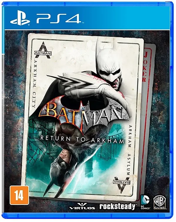 Retorno De Batman A Arkham - Jogo Para Ps4