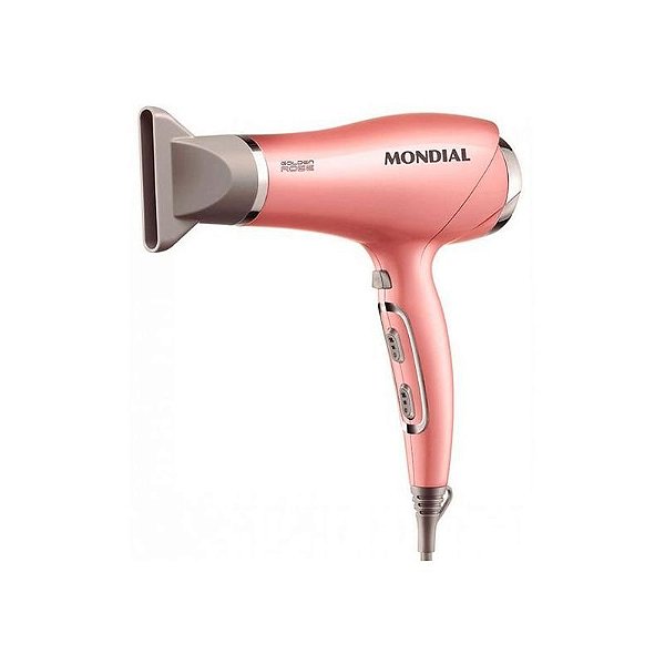 Secador de Cabelo Profissional Mondial Golden Rose SC32 - 2000W 110V