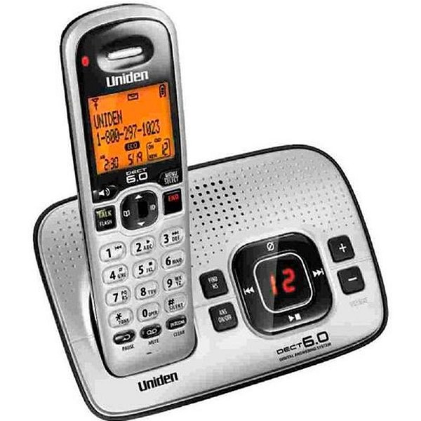 Telefone Uniden Sem Fio/Sec D1680 110V