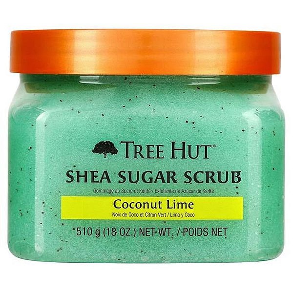 Esfoliante Corporal Tree Hut - Esfoliante de Açúcar com Manteiga de Karité - Coco e Limão - 510g