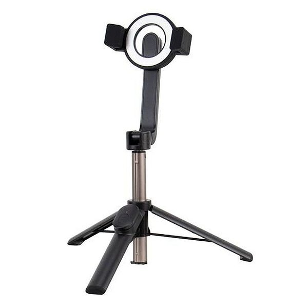 Bastão de Selfie Magnético Bluetooth com Tripé - Modelo Satellite WS-22005 - Preto