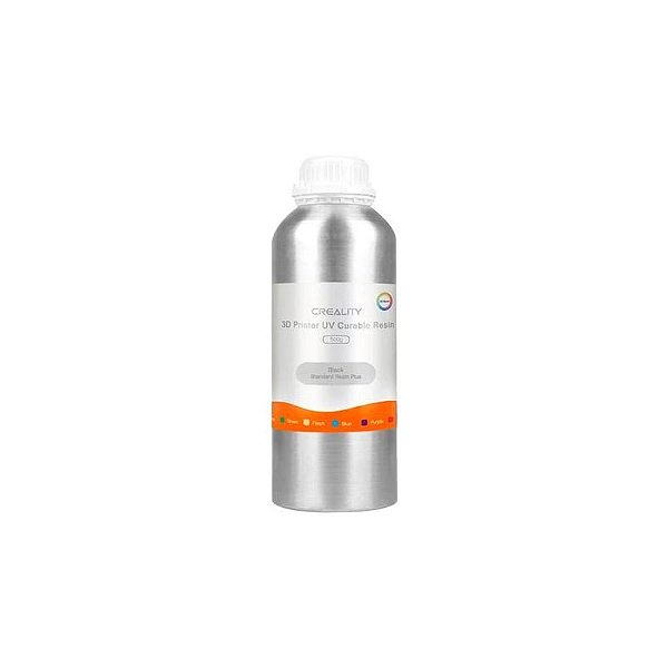 Resina Rígida Padrão 500G para Impressão 3D Creality - Cor Preta