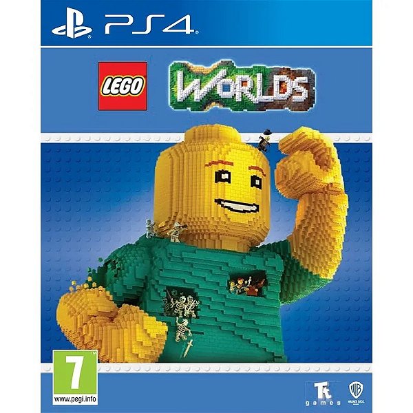 Jogo Lego Worlds para PS4 - Explore e Crie em Um Fantástico Mundo de Blocos