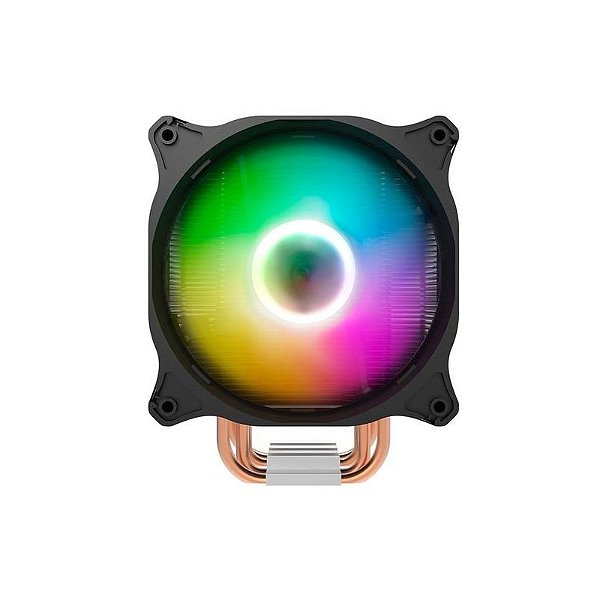 Cooler para Processador Darkflash Darkair com Iluminação Rainbow-LED - Preto
