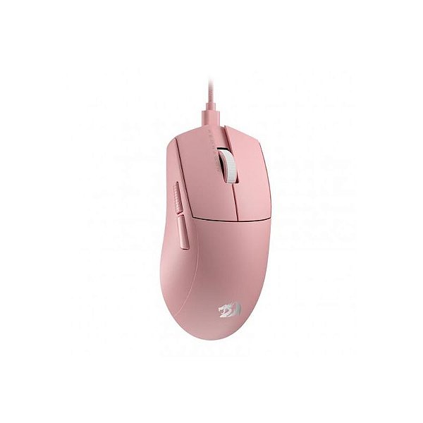 Mouse Gamer Redragon M724P King Pink 1K - 12.000 DPI Ajustável