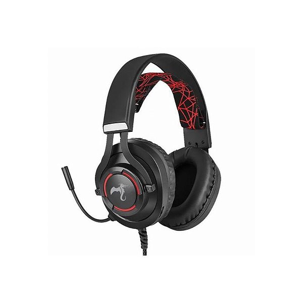 Fone de Ouvido Gamer Kolke KGA-398 com Fio - Preto e Confortável