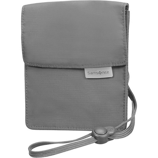 Bolsa de Pescoço Samsonite 121375 2957 em Cinza