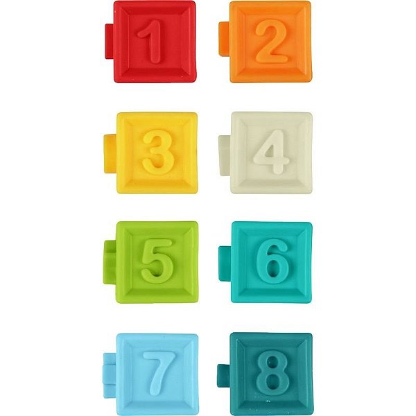 Bloco Texturizado para Pendurar - HE0234 (Conjunto com 8 Peças)
