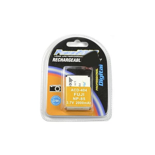 Bateria Recarregável de Substituição para Câmera Fuji NP-85 Power2000 ACD404