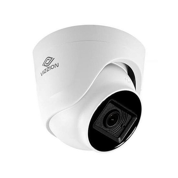 Câmera de Vigilância Vizzion VZ DD0T ITPFS FHD Dome 2.8mm 2MP com Áudio 1080P