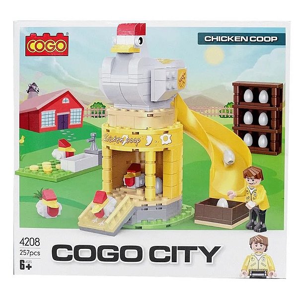 Cogo City Casa da Galinha - Conjunto de 4208 peças