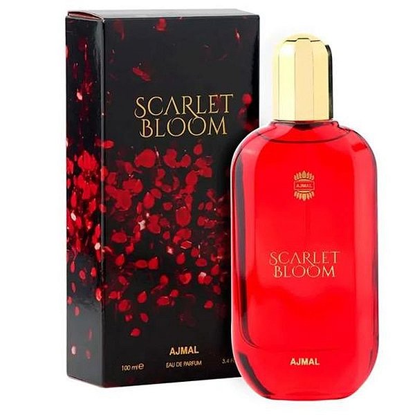 Perfume Feminino Ajmal Scarlet Bloom Eau de Parfum 100 ML - Fragrância Floral Envolvente