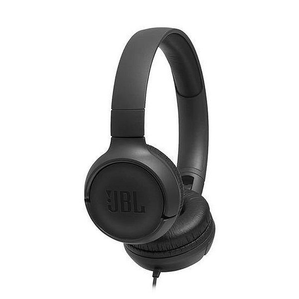 Fone de Ouvido JBL Tune 500 - Preto - Som de Alta Qualidade e Conforto