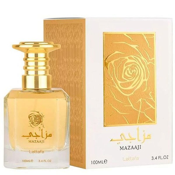 Perfume Feminino Lattafa Mazaaji Eau de Parfum 100ML - Elegância e Sofisticação
