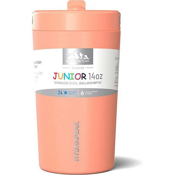 Garrafa Escolar Hydrapeak HP-CUP14 400ML - Pêssego Ideal para Adolescentes