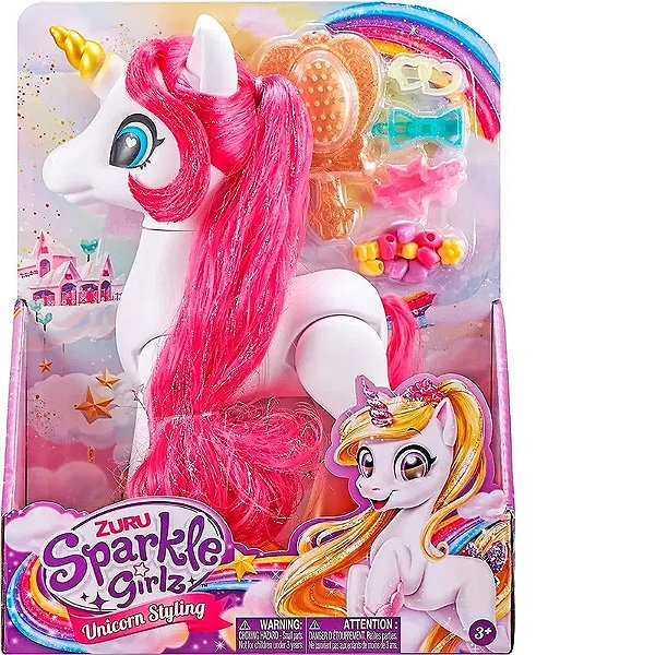 Zuru Sparkle Girlz Unicorn Styling - 100372