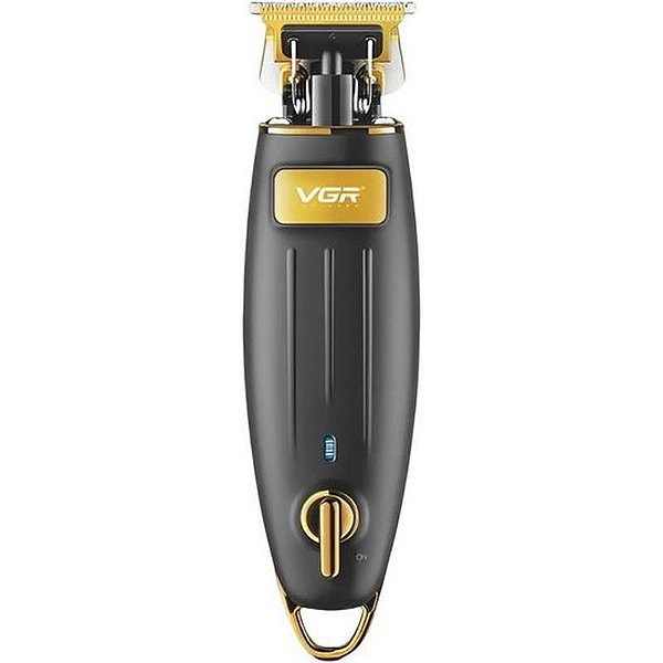 Cortador De Cabelo Vgr V-192 Voyager Recarregável Com Led - Preto E Dourado