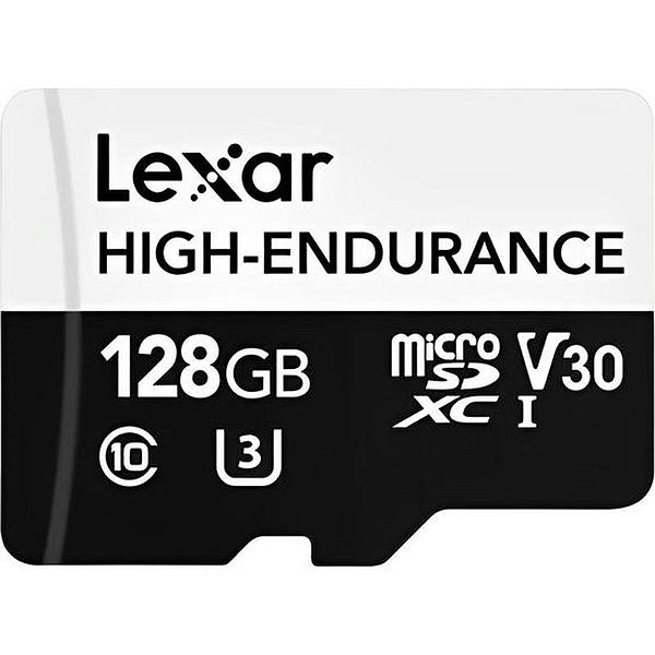 Cartão De Memória Micro Sd Lexar 128 Gb High-Endurance 100Mb/S Classe 10