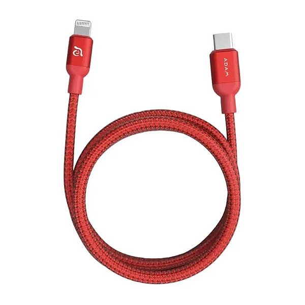 Cabo USB-C para Lightning Adam Elements PeAk II C120B 120cm - Vermelho