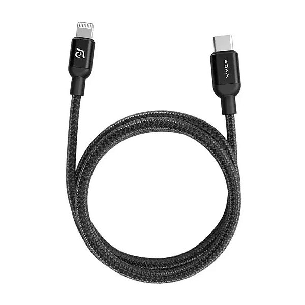 Cabo USB-C para Lightning Adam Elements PeAk II C120B 120cm - Preto