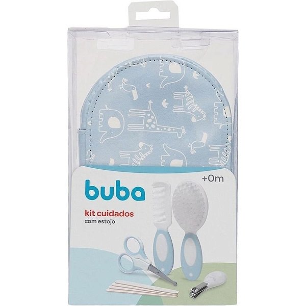 Kit de Higiene e Cuidados Buba 16239 com Estojo - Azul