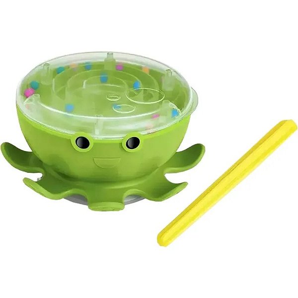 Tambor Octopus 4 em 1 Munchkin - Verde - Brinquedo Educativo Musical para Bebês