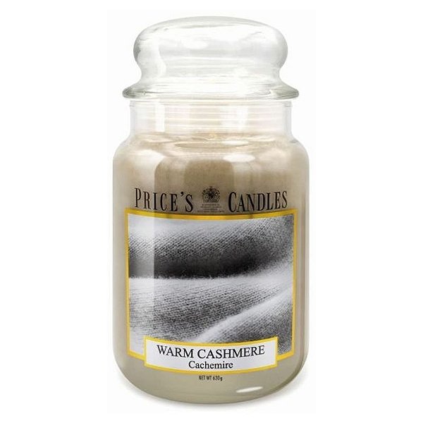 Vela Aromática Cashmere Quente Price's Candles - 630g
