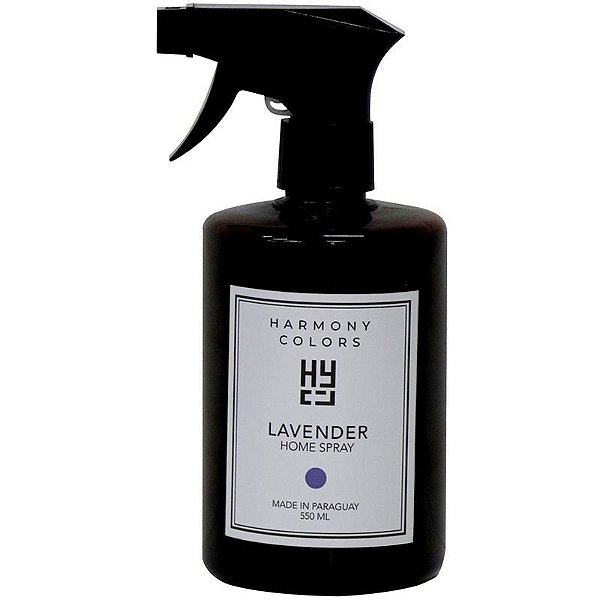 Spray Aromático Lavanda Harmony Colors - 550mL para Ambientes Relaxantes