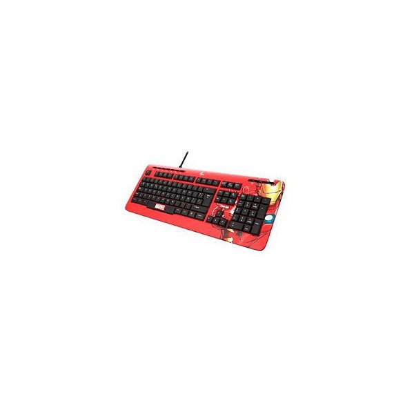 Teclado USB Gamer Xtech XTK-M401IM Iron Man - Vermelho/Multimídia