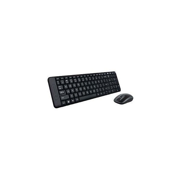 Teclado Sem Fio Logitech MK220 - Conectividade Prática e Design Compacto