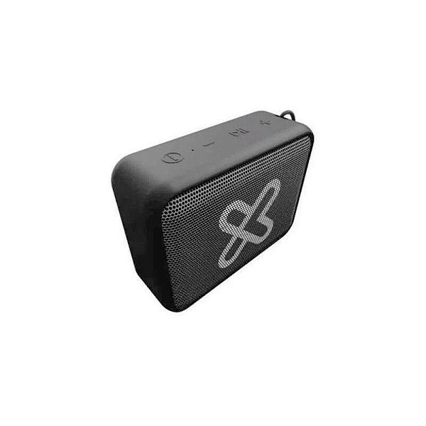 Caixa de Som Klip KBS-025GR Portátil Bluetooth 6W Bateria - Cinza