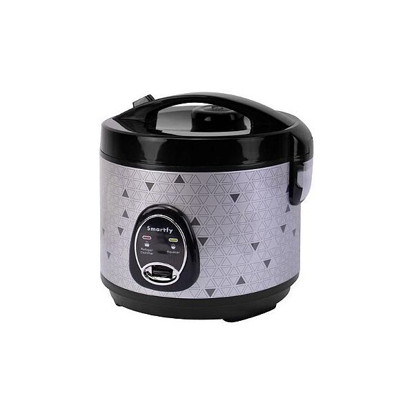 Panela de Arroz Elétrica Smartfy PE02G - 700W, 1.8L, 220/240V, Preto e Cinza
