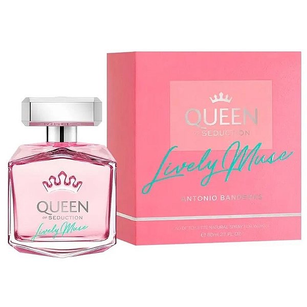 Perfume Antonio Banderas Rainha da Sedução Lively Muse EDT 80mL - Feminino