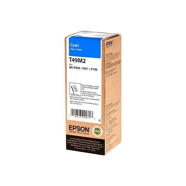 Cartucho De Tinta Epson T49M2 C13T49M220 - Ciano