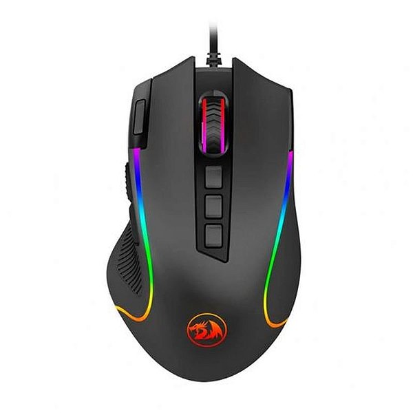 Mouse Gamer Redragon M612-RGB Predator 8000DPI - Alta Precisão e Performance