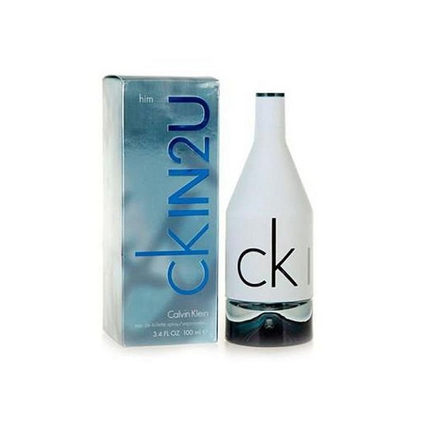 Perfume Calvin Klein CK IN2U Eau de Toilette Masculino 100ML - Fragrância Jovem e Moderna