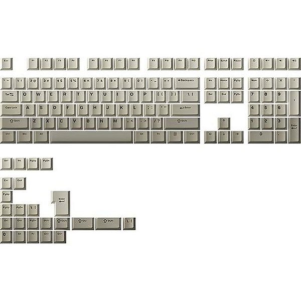 Teclado Mecânico Akko Cherry - Conjunto De Teclas Warm Gray Com 132 Peças