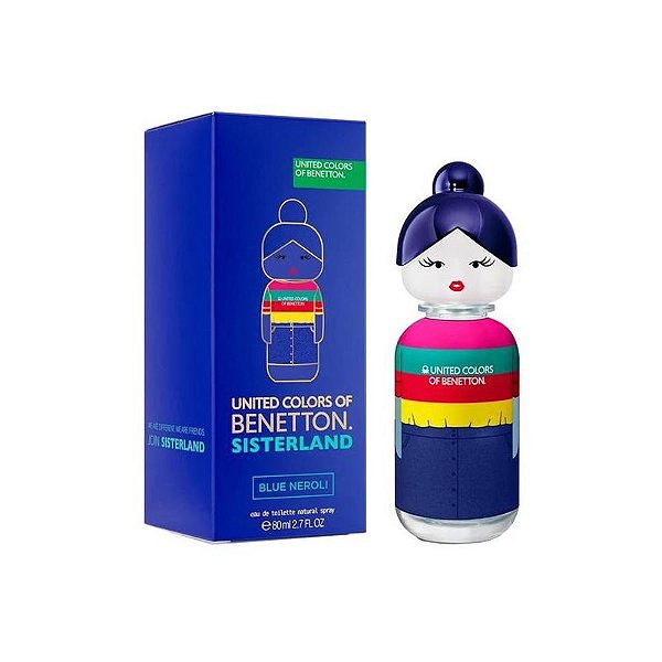 Perfume Feminino Benetton Sisterland Blue Neroli Eau de Toilette 80ml
