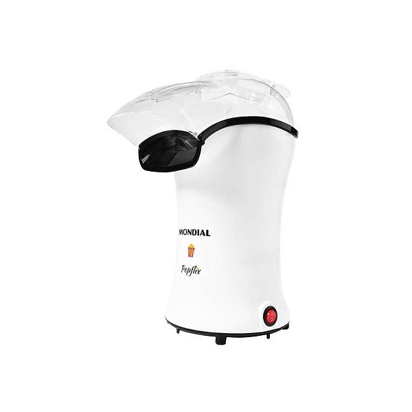Máquina de Pipoca Elétrica Mondial Popflix PP-04 1.200W - Branca, 127V 60Hz