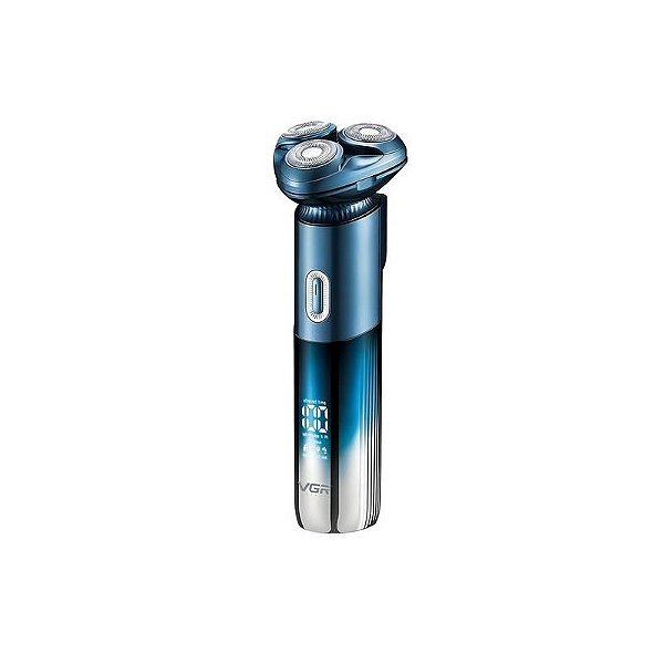 Aparador de Barba Elétrico Recarregável VGR V-392 - Azul