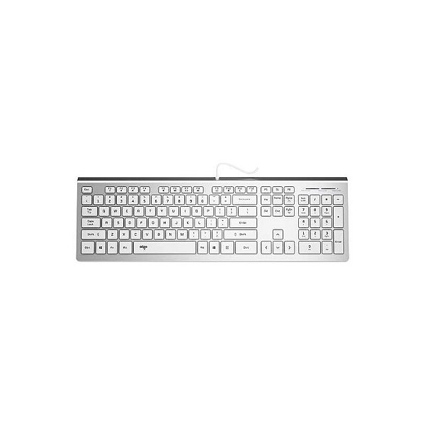 Teclado Mecânico Aigo V700 - Acabamento Prateado